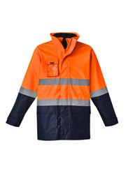 Mens Hi Vis Basic 4 In 1 Waterproof Jacket
