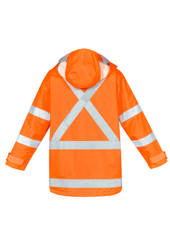 Mens Hi Vis X Back 4 In 1 Waterproof Jacket