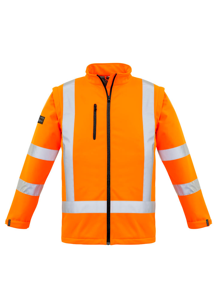 Unisex Hi Vis X Back 2 in 1 Softshell Jacket
