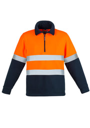 Unisex Hi Vis Polar Fleece Pullover - Hoop Taped