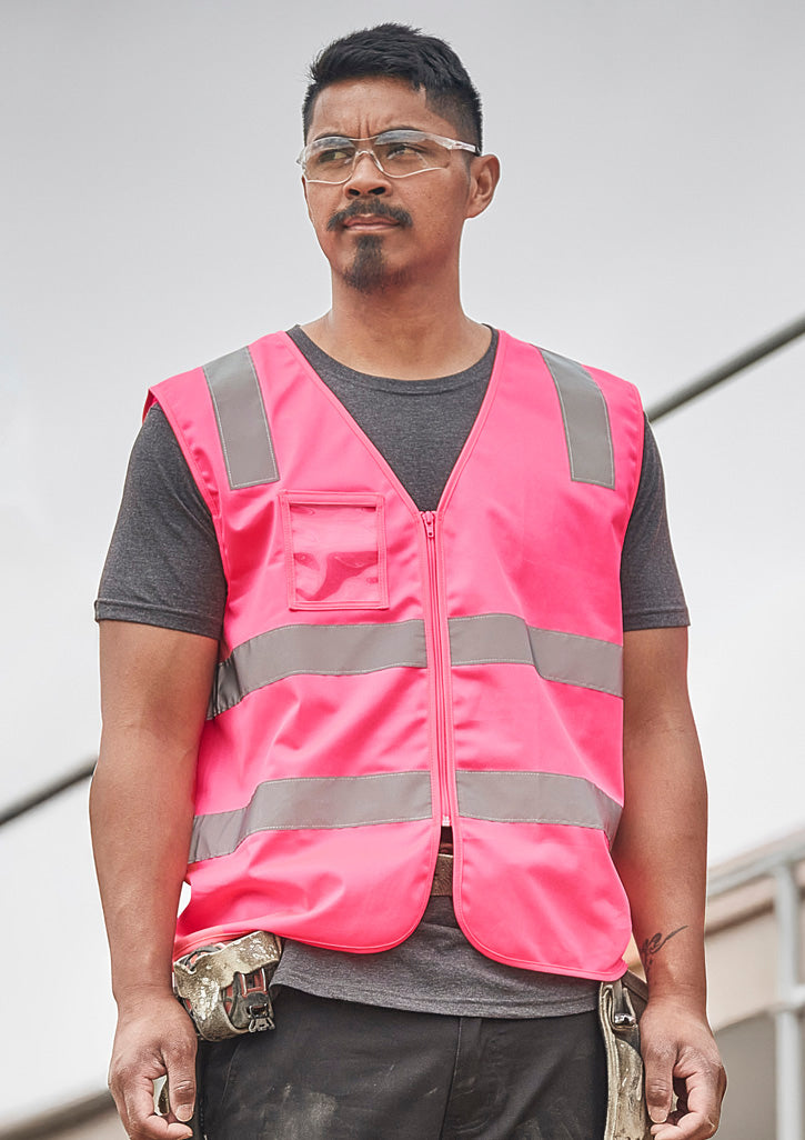 Unisex Hi Vis Zip Vest