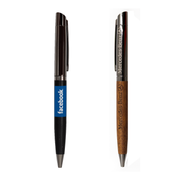 The Heritage Wooden + Metal Ball Pen
