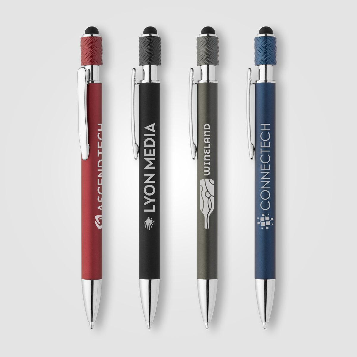 Wave Aluminium Spinner Stylus Pen