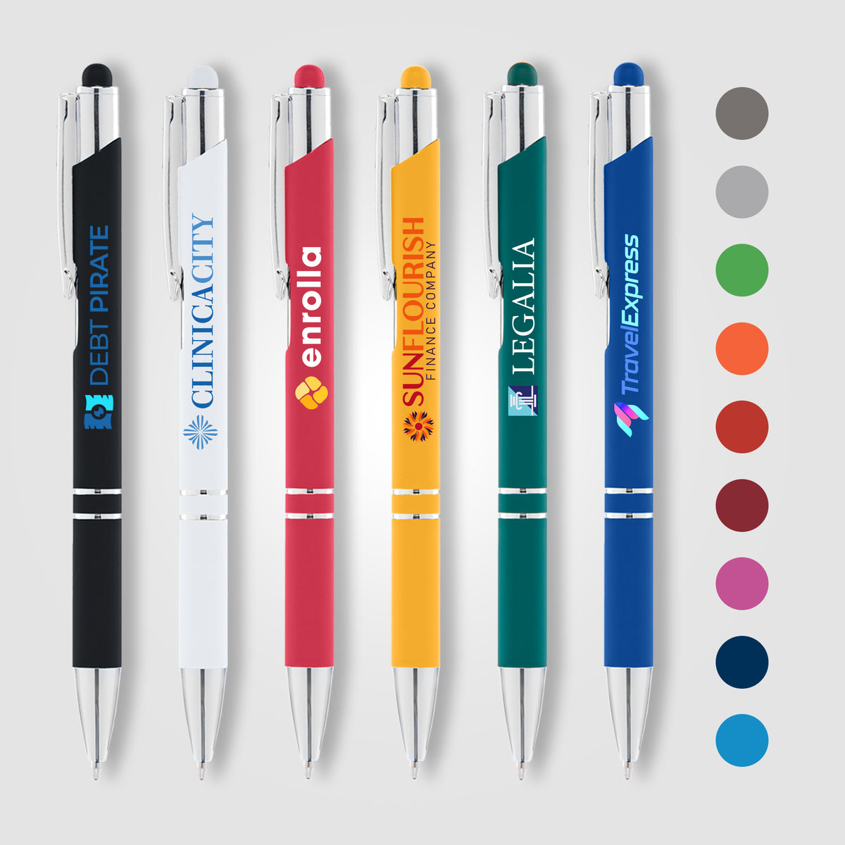Crosby Softy Pen with Top Stylus