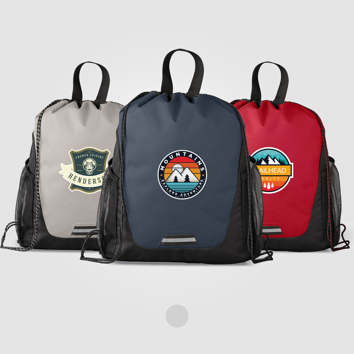 Jotun Recycled Polyester Pocketed Drawstring Bag – 10L