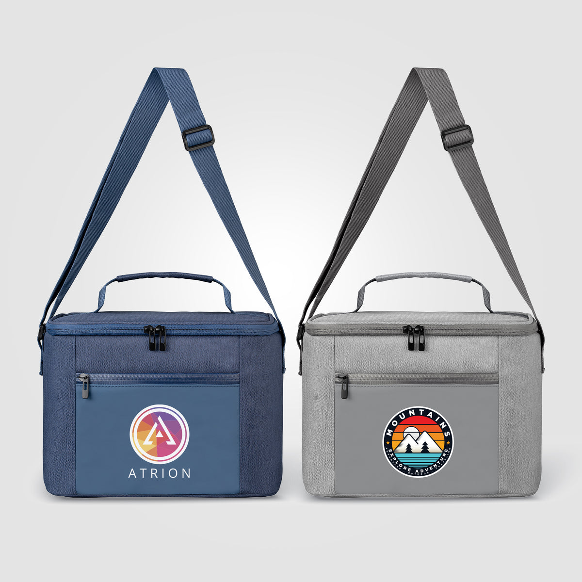 City Pack 600D RPET Zippered Cooler Bag - 10L