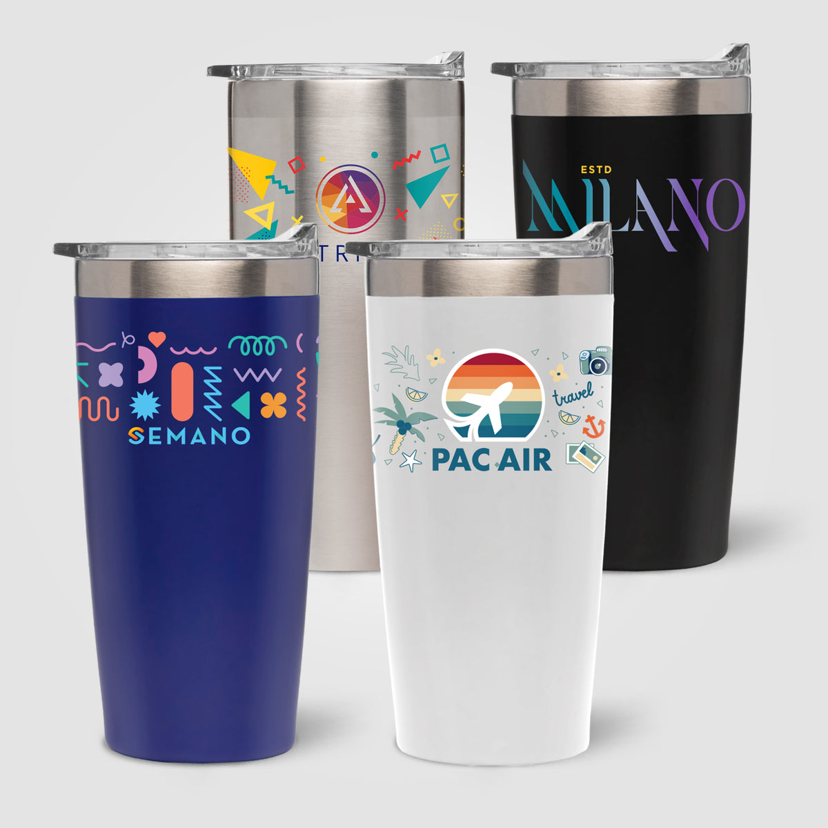 Eldur Stainless Steel Double Wall Tumbler 530ml