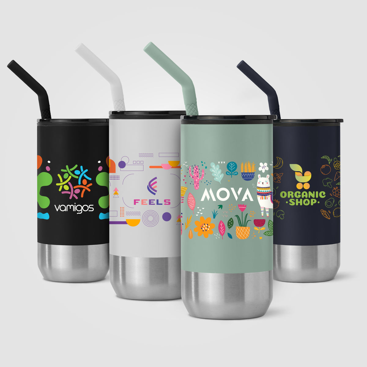Atlantis – 470ml Double Wall Tumbler – Stainless with Recycled rPP Inner
