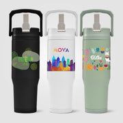 Polar Duo – 945ml Double-Wall Recycled Stainless Steel Tumbler with Storage Base