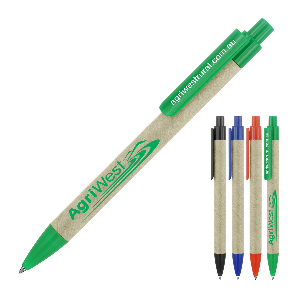 Pen Ballpoint Recycled Paper Sage